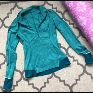Lululemon Teal Quarter-Zip